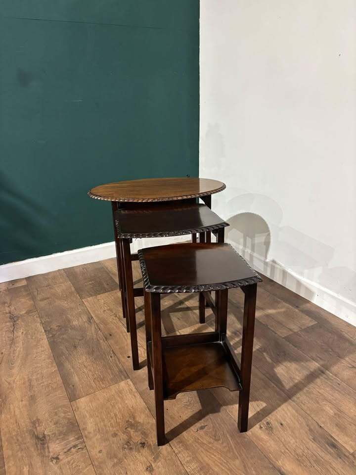 Mid Century Mahogany Nest Of Tables photo vinterior