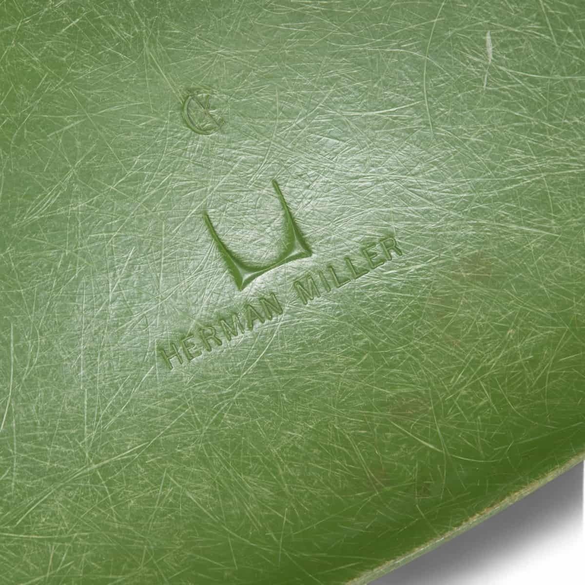Lime Green Herman Miller Original Vintage Eames Dsw Side Shell Chair photo vintage