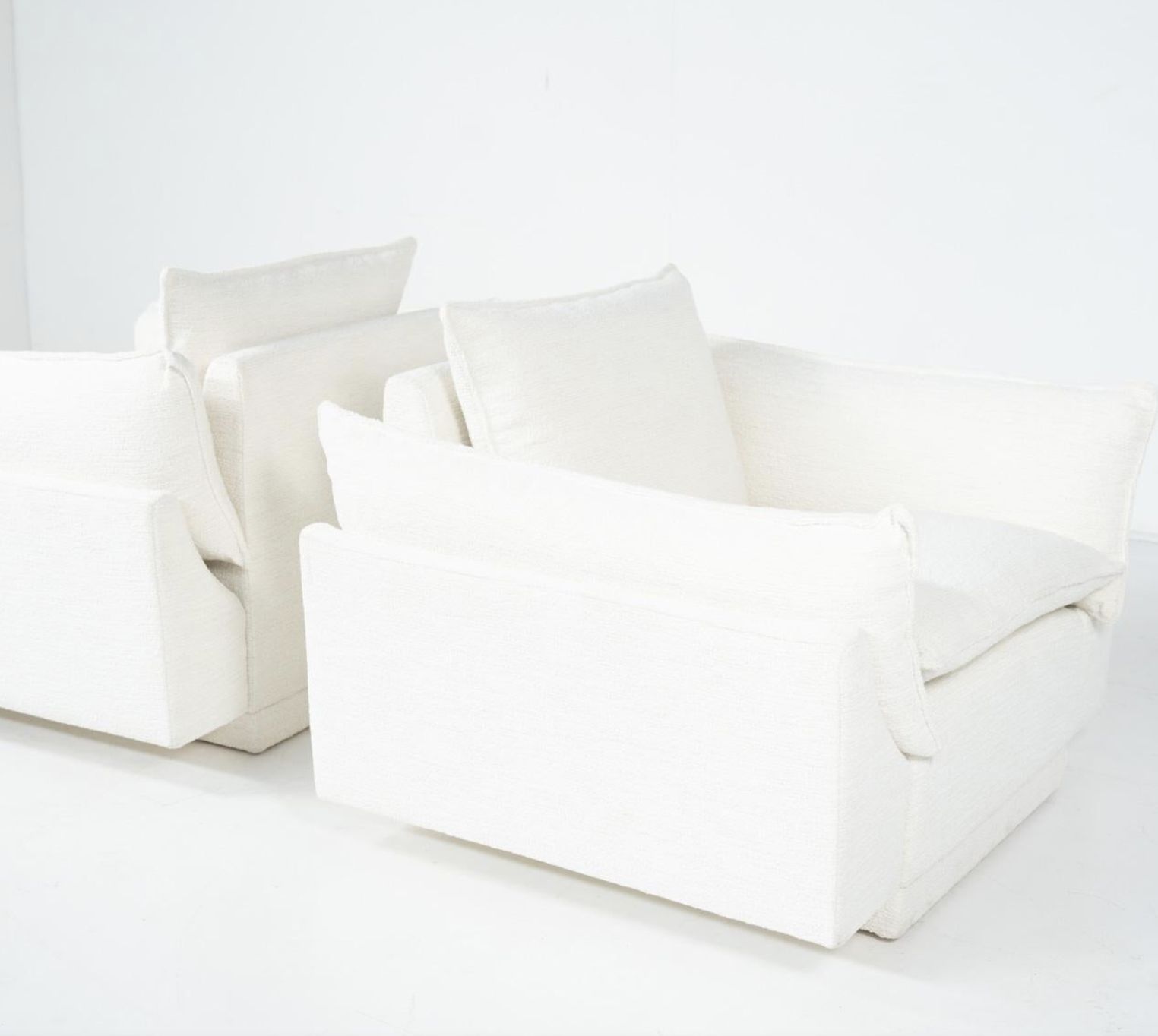 Furniture Pair Of Armchairs “Cado” By Gunnar Gravesen And David Lewis Divano, Italy, 1970 photo