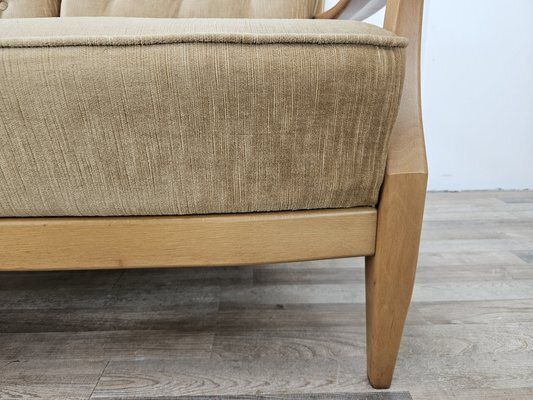 photo vinterior Vintage Beech 2 Seater Sofa, 1970s
