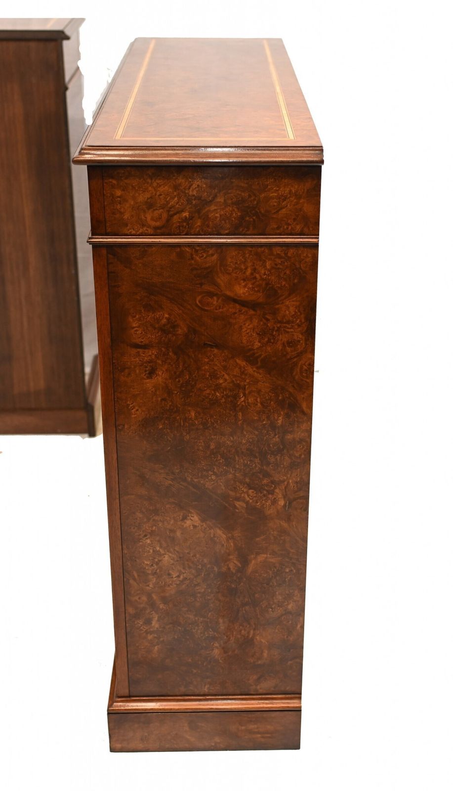 photo buy Pair Sheraton Bookcases   Walnut Low Open Front Bookcase