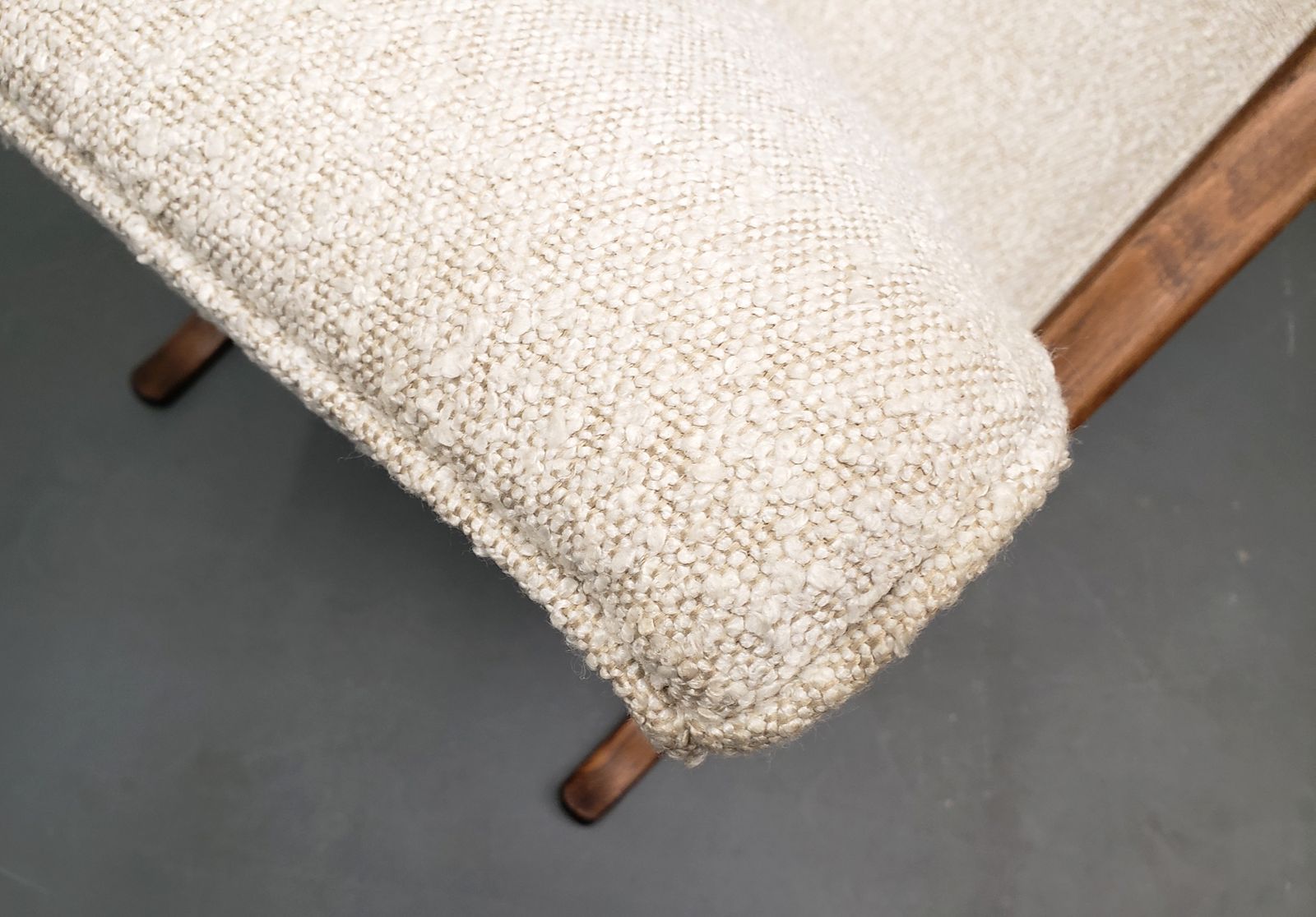 One Left   Jindrich Halabala H 269 Armchair In Premium Boucle, Thonet, 1930 photo buy