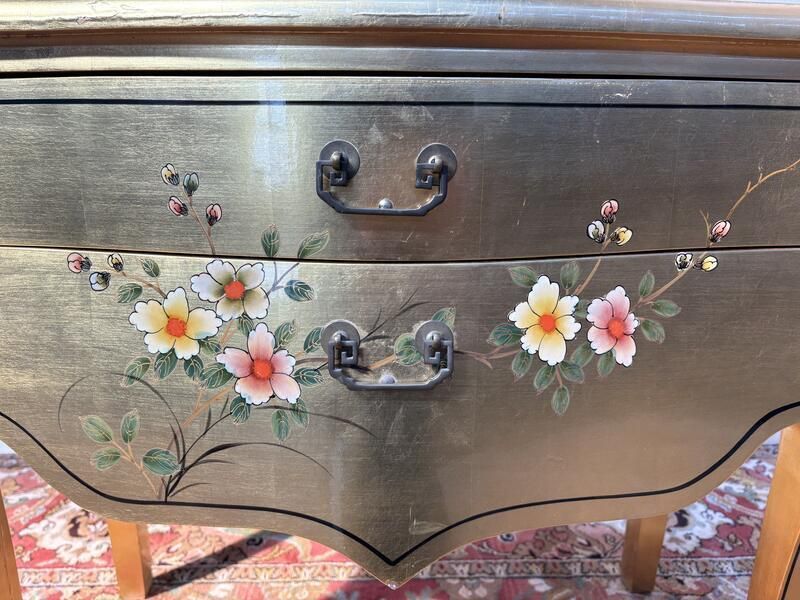 Commode En Bois Doré, 1990s, Mahogany photo vinterior