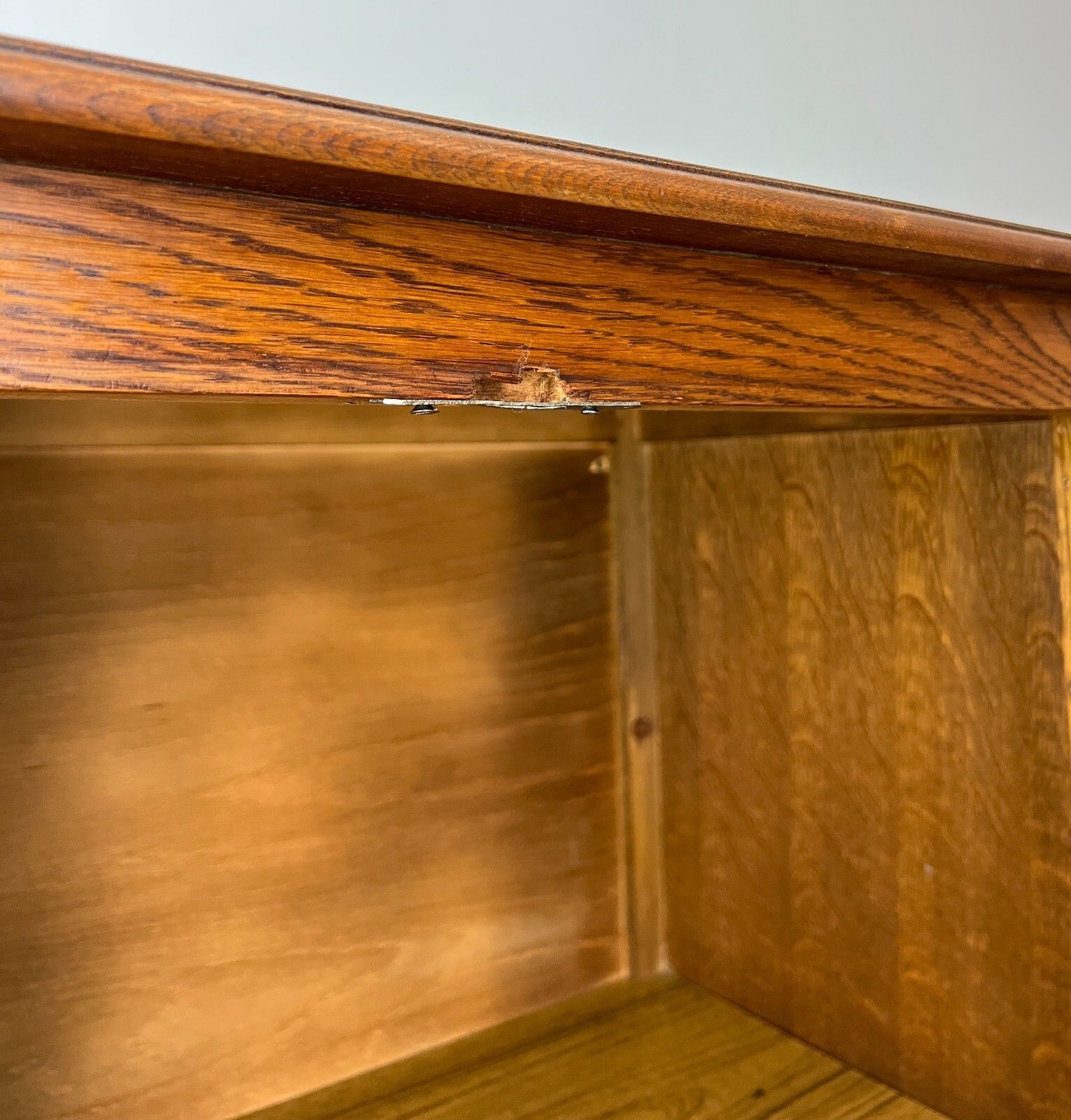 Furniture French Oak Cabinet Sideboard Cupboard Side Table  Drawer  Louis Style – Lot 3779 photo