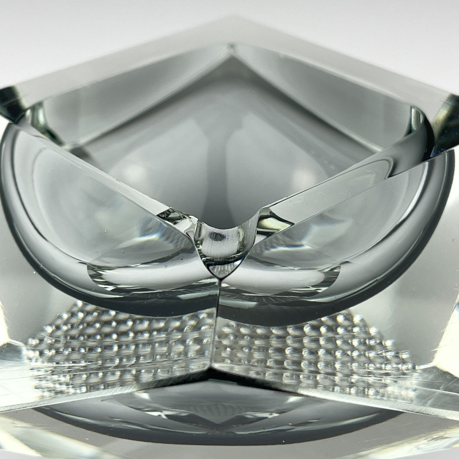 Original Murano Glass Sommerso Ashtray, Italy, 1970s photo furniture