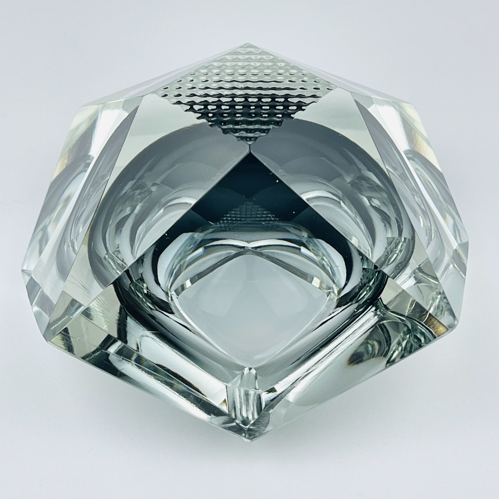 Original Murano Glass Sommerso Ashtray, Italy, 1970s photo 390.0
