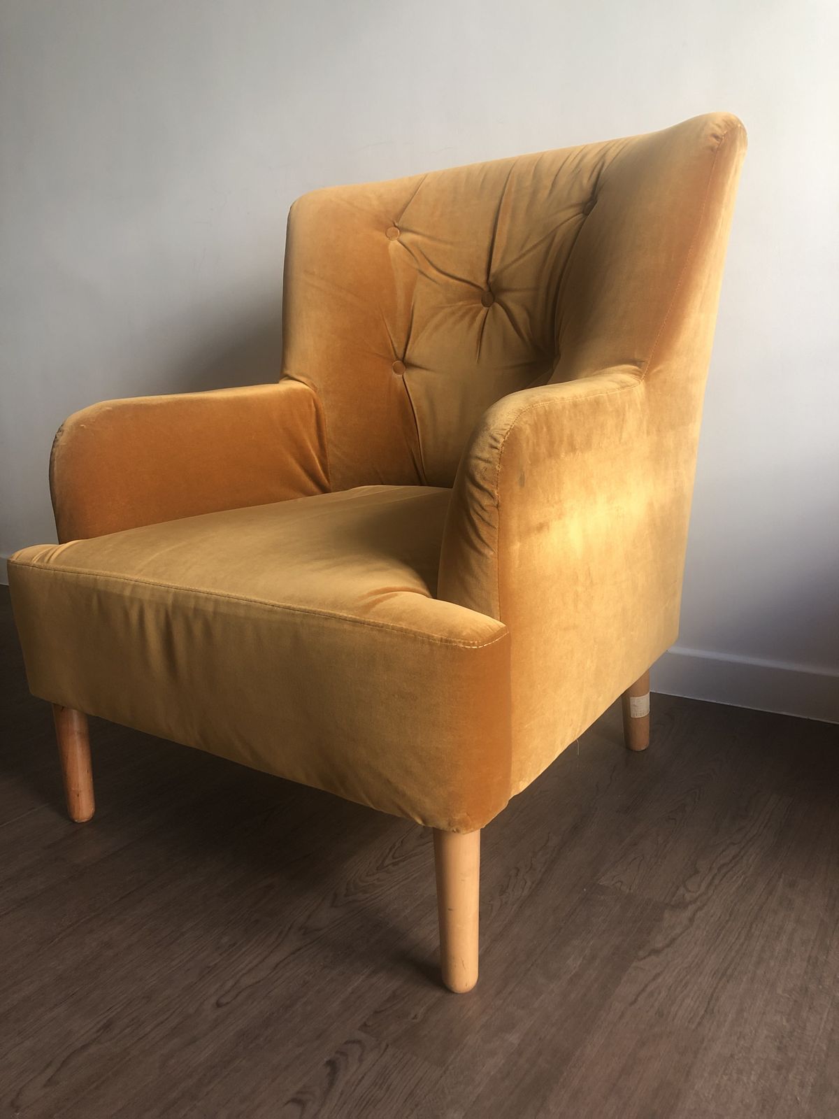 Retro Mustard Yellow Chair