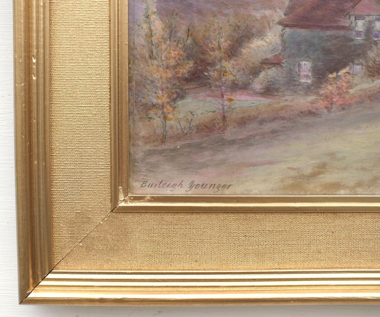 English Landscape Oil Painting Devon Landscape Signed Framed Victorian Original photo vinterior
