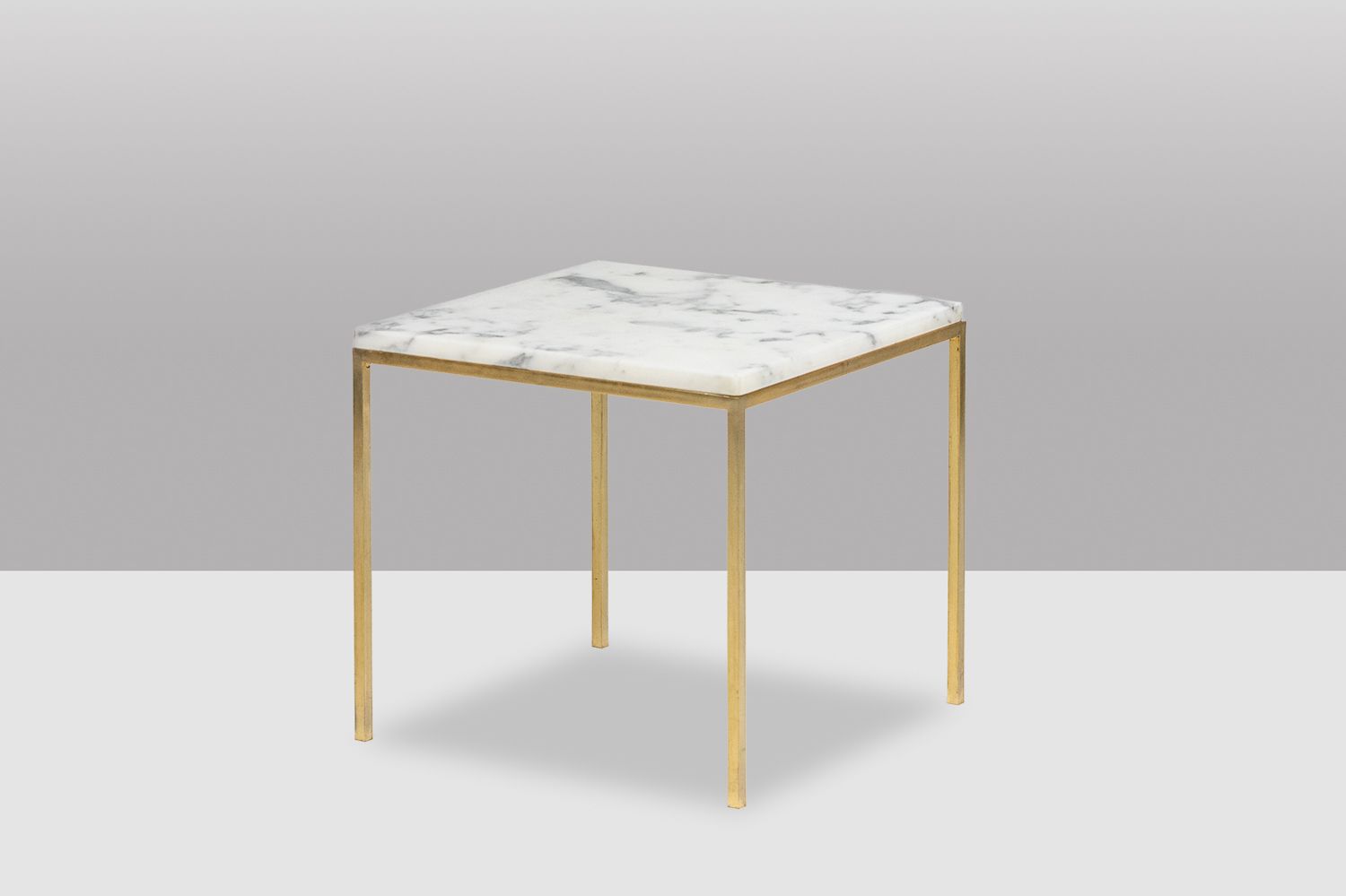 Pair Of End Tables In Marble And Gilded Bronze. 1970s. photo 1900.0