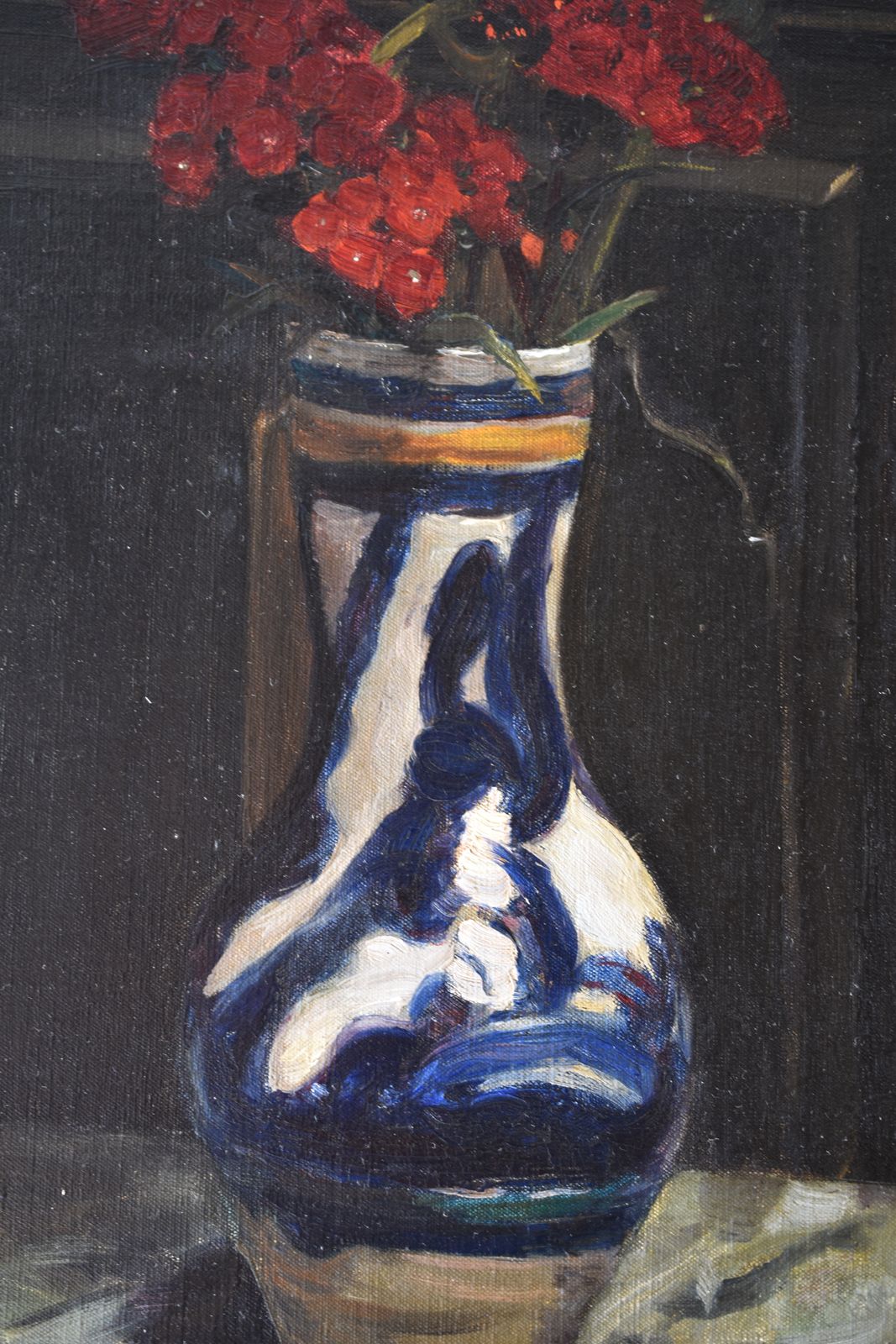 Gustav Kampmann, Vase Of Flowers (Circa 1910) photo buy