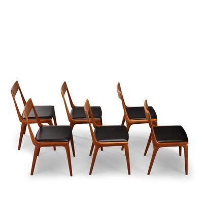 Mid Century #370 Boomerang Chairs In Teak Attributed To E. Christensen For Slagelse, 1962, Set Of 6 photo furniture