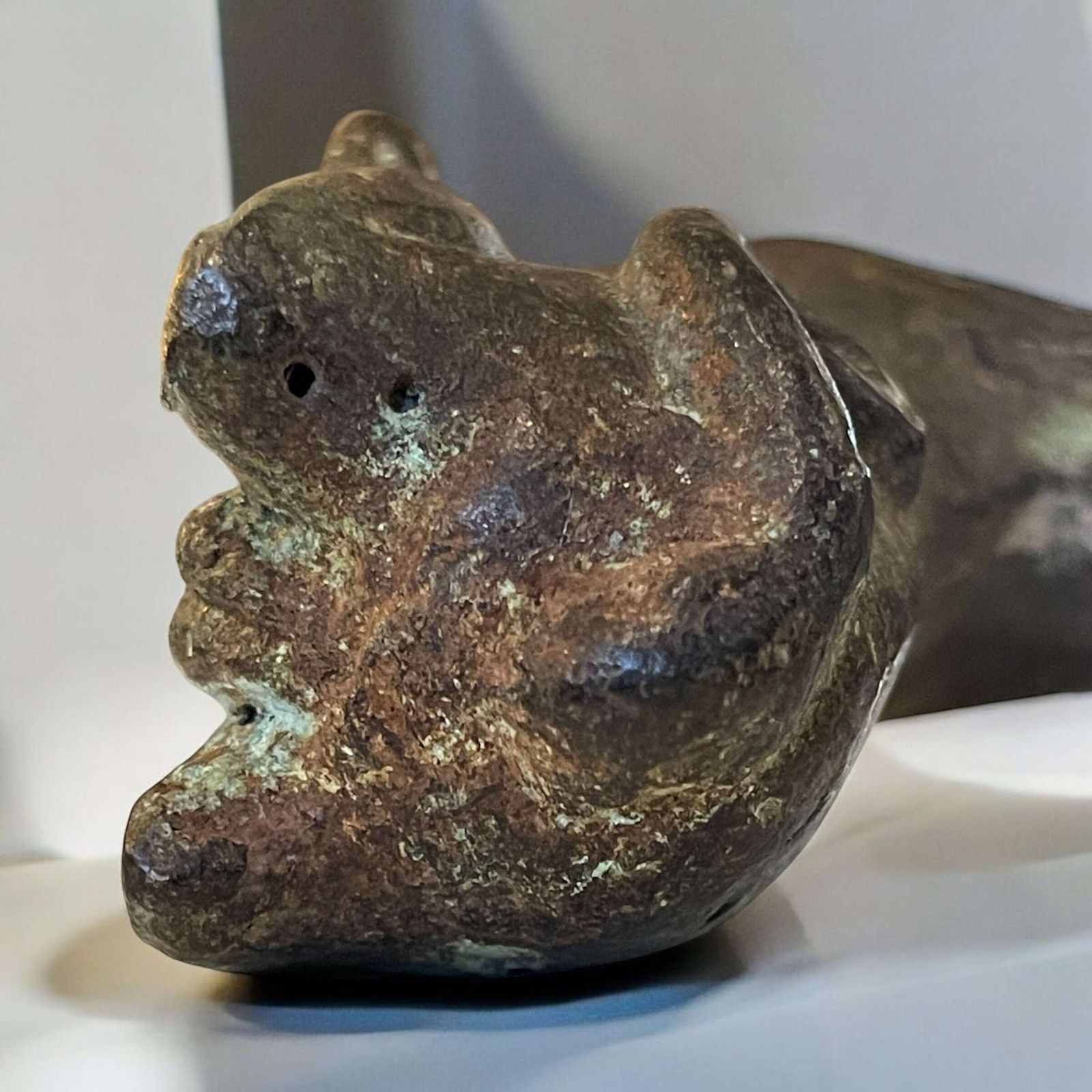 photo furniture Antique Chinese Bronze Han Dynasty Style Dog