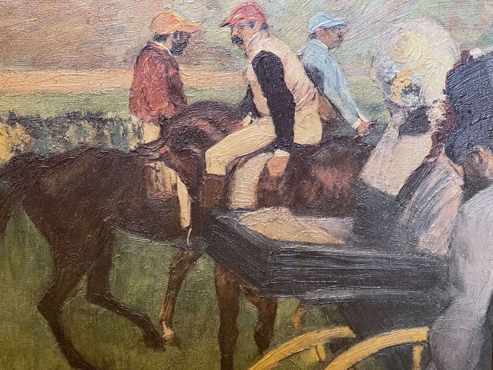 photo furniture Degas Amateur Jockeys Oil Paiting Artagraph
