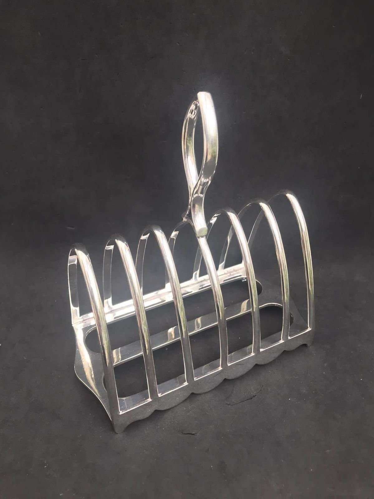Toast Rack Holder Edwardian Breakfast Set Walker And Hall 6 Slices Toast Rack Antique English Brunch Tableware Wedding Gift Christmas photo 274.0