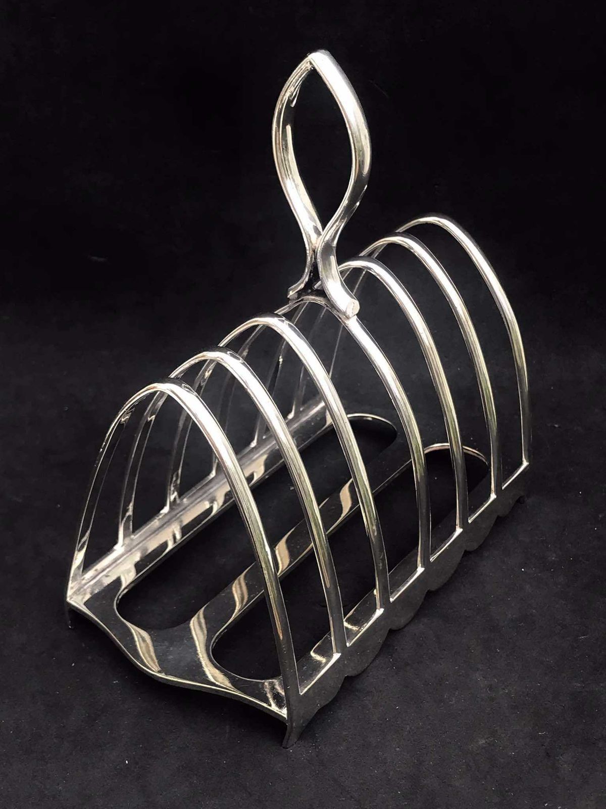 photo for sale Toast Rack Holder Edwardian Breakfast Set Walker And Hall 6 Slices Toast Rack Antique English Brunch Tableware Wedding Gift Christmas