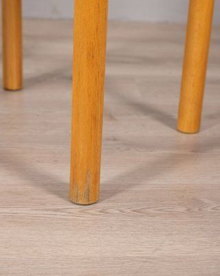 Set Of 2 Vintage Stools In Wood And Rope, 1970s, Italian Design photo for sale