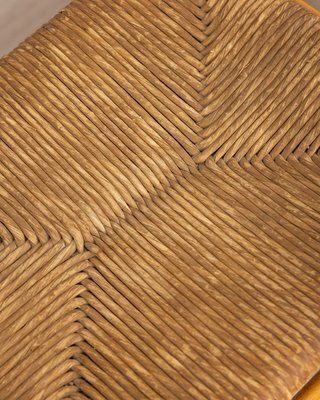 Set Of 2 Vintage Stools In Wood And Rope, 1970s, Italian Design photo 1080.0