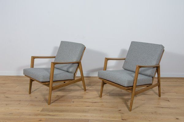 Set Of Model 300 139 Chairs From Swarzędz Factory, 1960s photo furniture