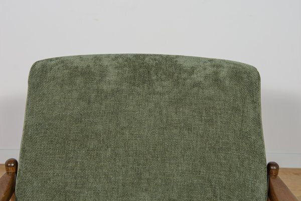 1397.0 Set Of Mid Century Modern Gfm 64 Chairs By Edmund Homa For Gościcińskie Furniture Factory, 1960s photo