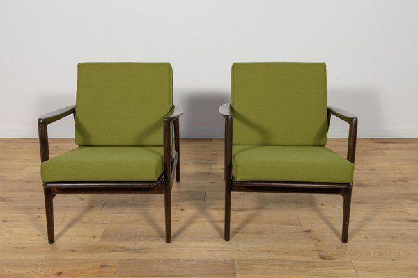 Set Of Model 300 139 Armchairs From Swarzędz Furniture Factory, 1960s photo for sale