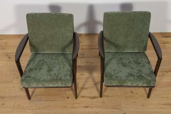 Set Of Model 300 139 Armchairs From Swarzędz Furniture Factory, 1960s photo Furniture