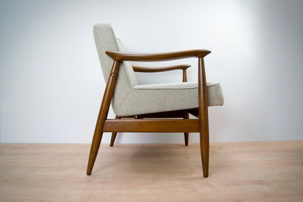 Set Of Gfm 87 Armchairs By Juliusz Kedziorek For Gościcińskie Furniture, 1960s photo 1397.0