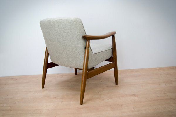 Set Of Gfm 87 Armchairs By Juliusz Kedziorek For Gościcińskie Furniture, 1960s photo vinterior