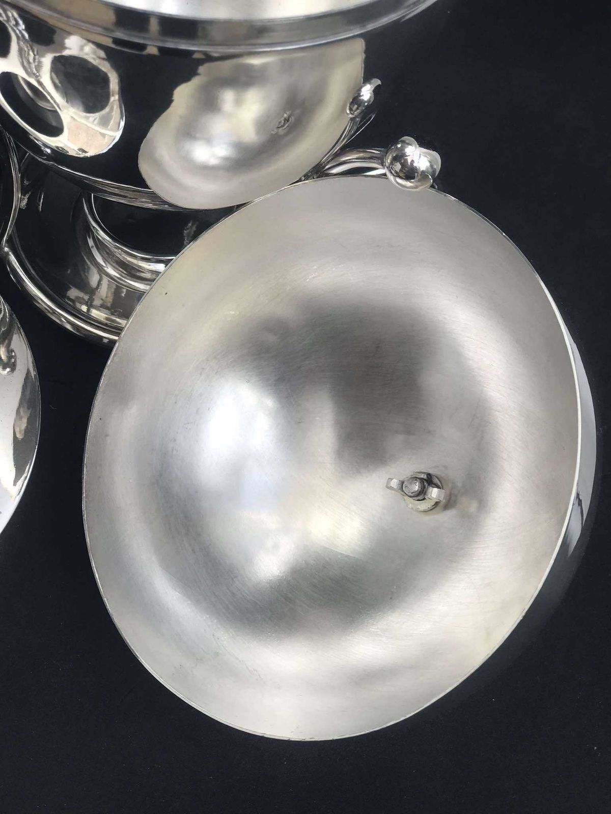 Egg Holder Egg Coddler 19th Century Victorian Silver Plated Egg Cruet Breakfast Set 4 Egg Cup Stand Family Gift England Chic Cottage English photo Home Decor