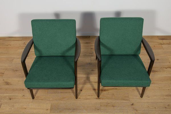Set Of Model 300 139 Armchairs From Swarzędz Furniture Factory, 1960s photo Furniture