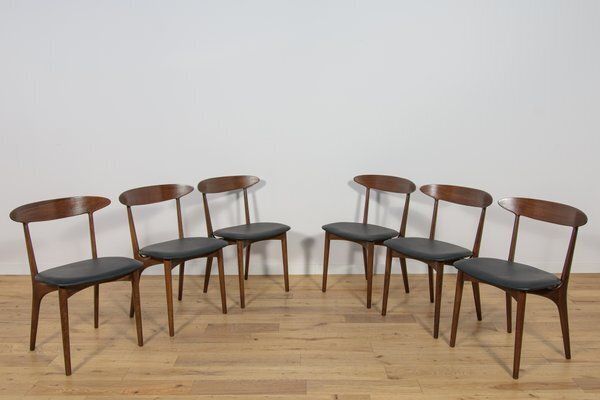 Model 27 Dining Chairs In Rosewood By Kurt østervig For Brande Møbelindustri, 1960s, Set Of 6 photo furniture