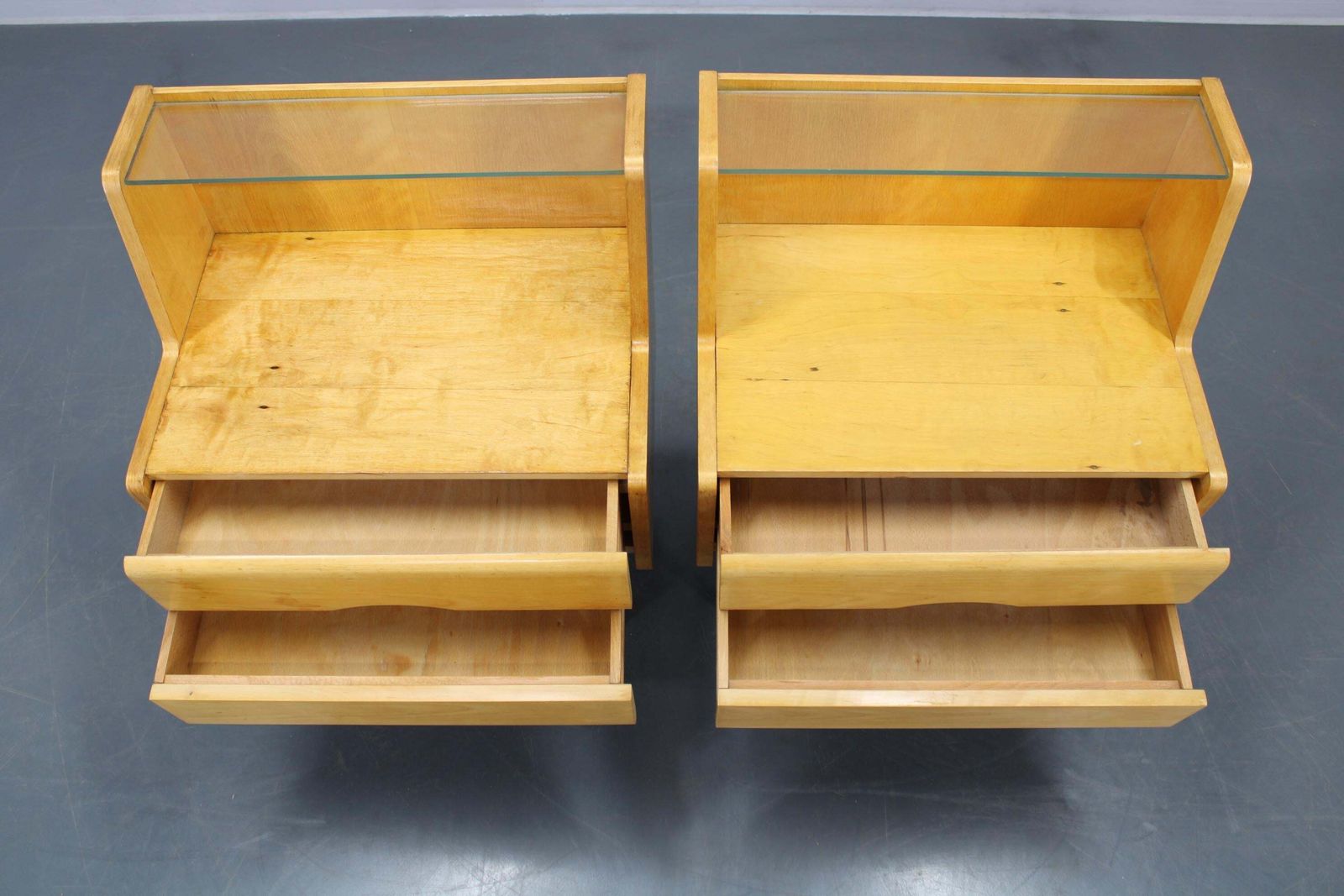 photo furniture 1960s Pair Of Night Stands With, Czechoslovakia