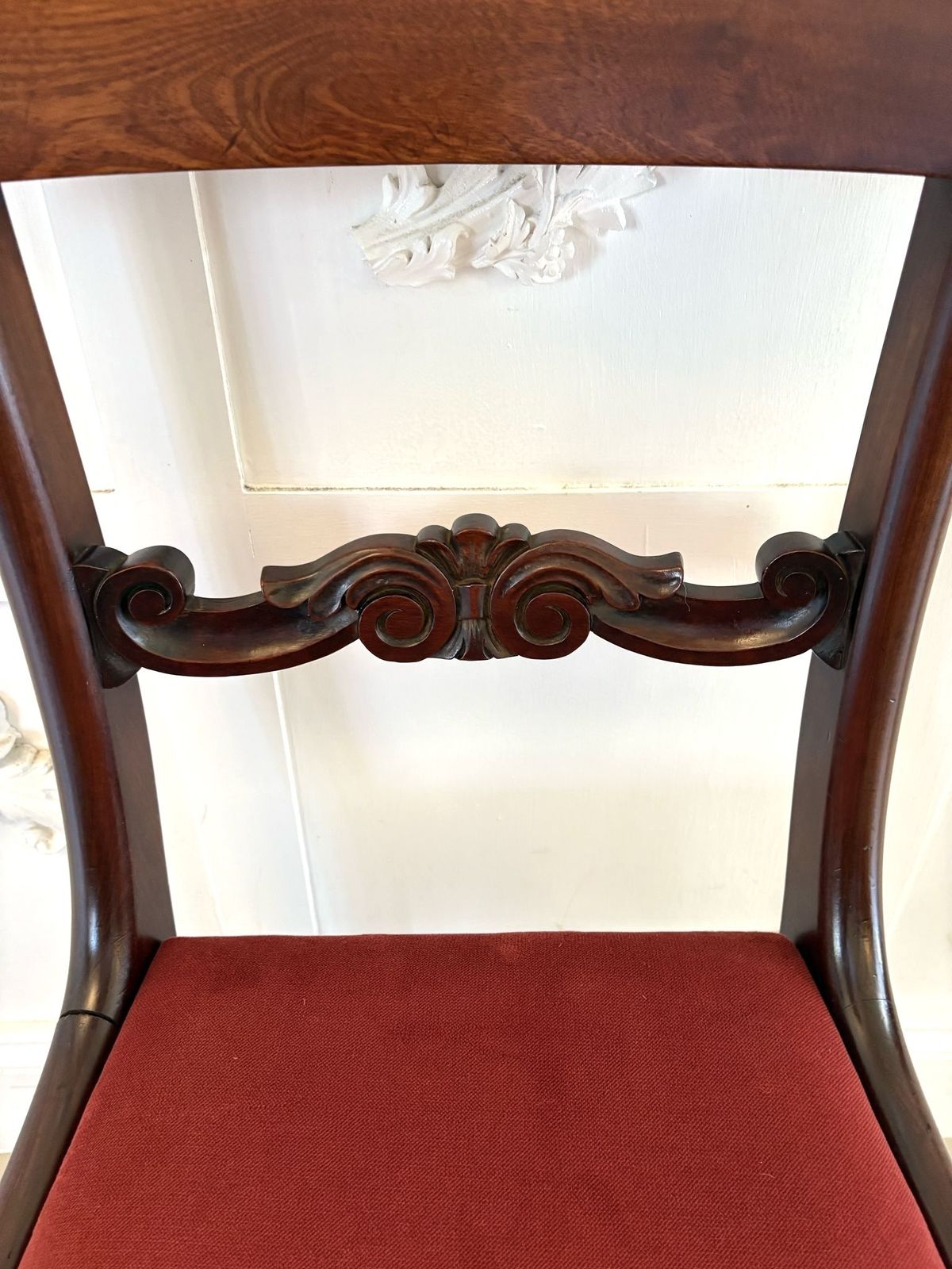Set Of 8 Antique 19th Century Quality Mahogany Dining Chairs photo vinterior