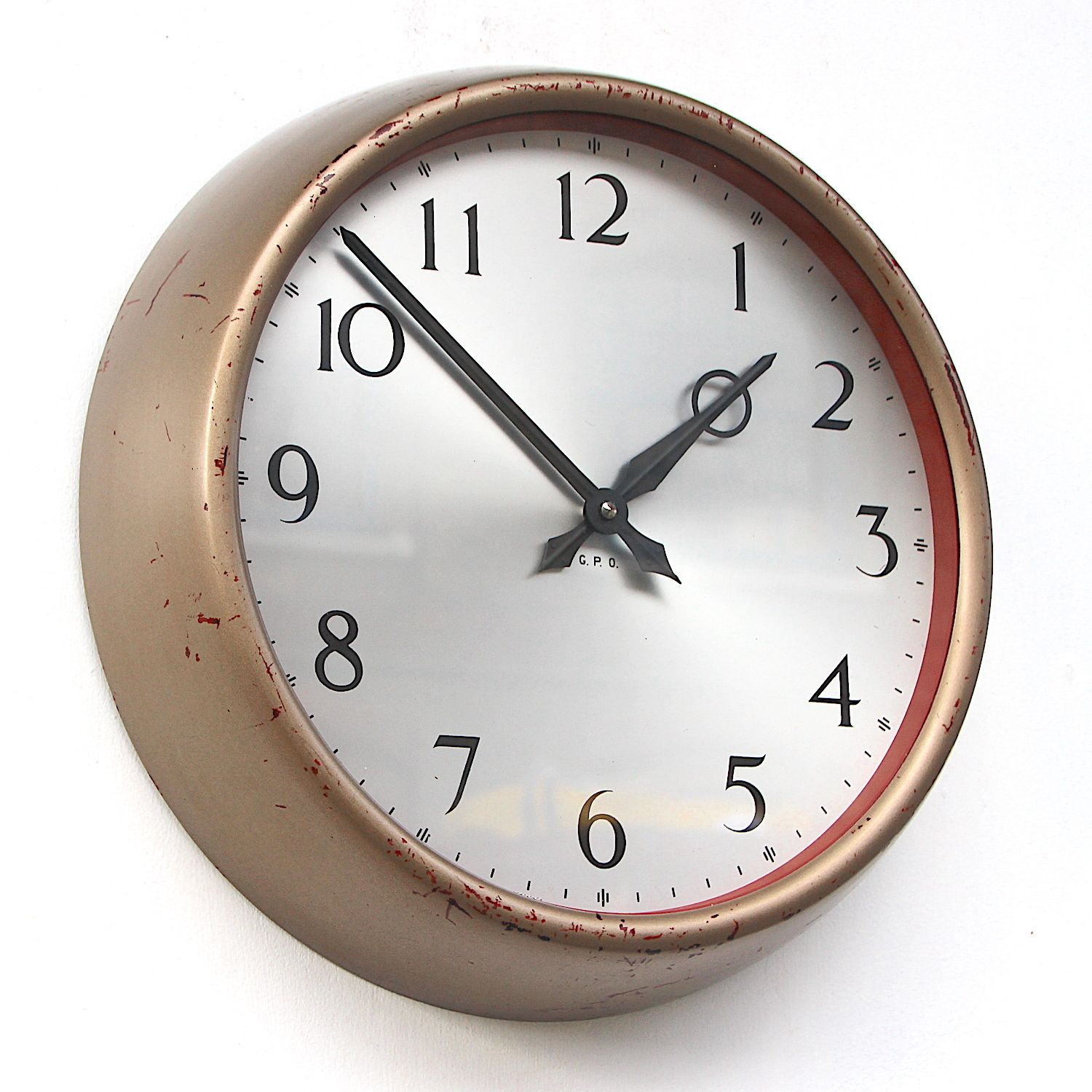 1950s British Office/Commercial Industrial Wall Clock. Fully Guaranteed photo furniture