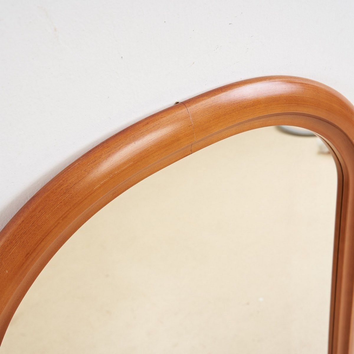 Modern Wooden Frame Mirror, 1980s photo furniture