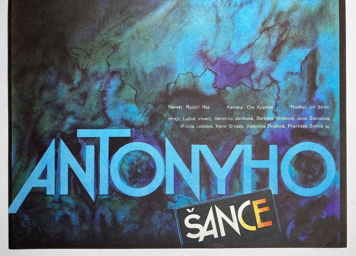 Original Film Poster, Anthony’s Chance, Zdeněk Vlach, 1986 photo for sale