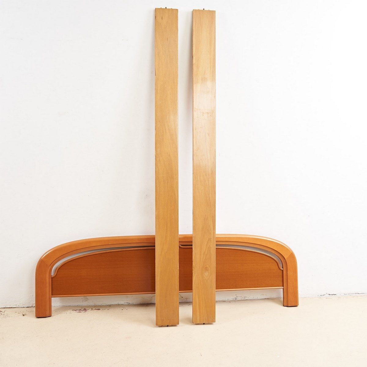 Modern Wooden Bed, 1990s, Vintage photo buy