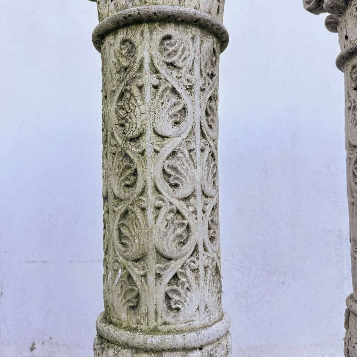 Decorative Columns With Refined Inlays, Ideal For Adding Artistic Details To Any Space. photo Home Decor