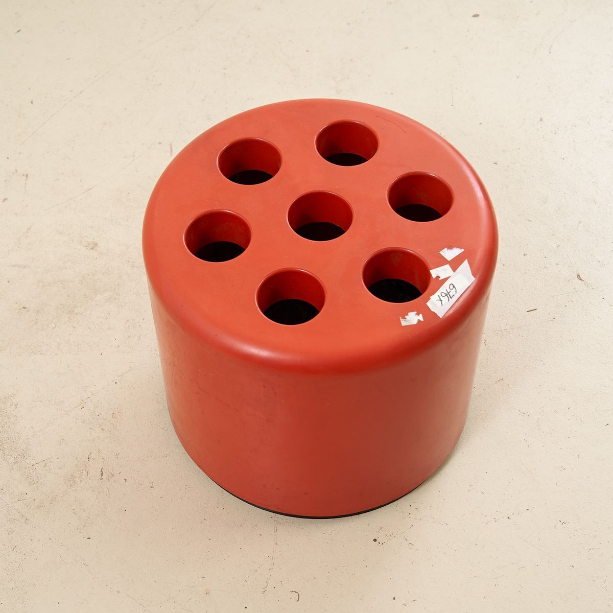 Orange Umbrella Stand, Design Roberto Lucci And Paolo Orlandini 70s photo furniture
