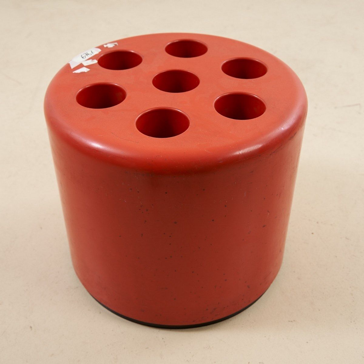 Orange Umbrella Stand, Design Roberto Lucci And Paolo Orlandini 70s photo 483.0
