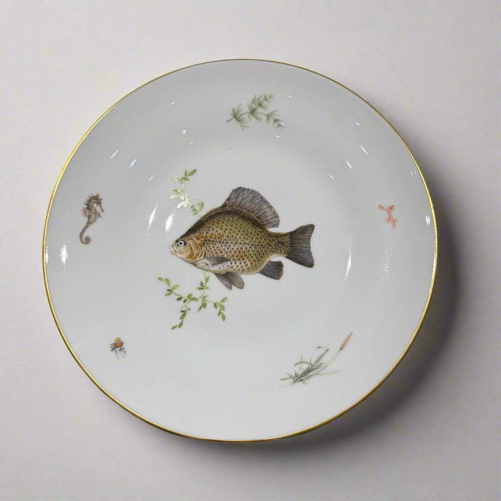 Richard Ginori Quenelle Pattern Seven Piece Fish Service photo Home Decor