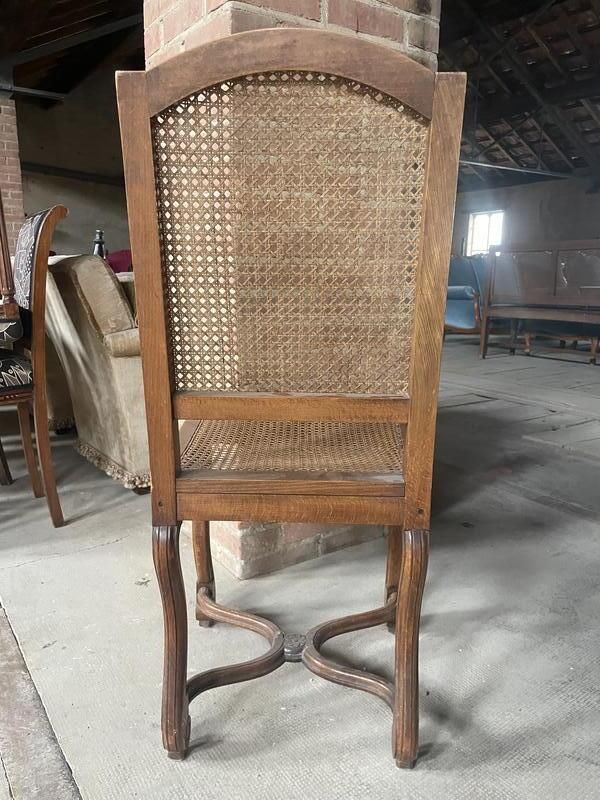 Suite De 6 Chaises Style Louis XIV En Cannage photo furniture