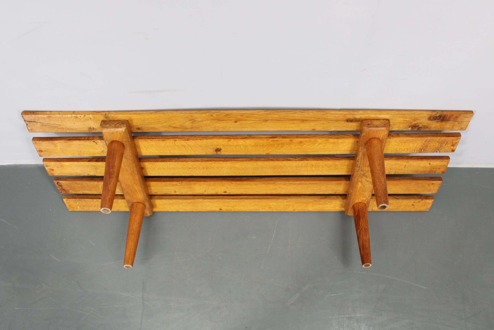 photo for sale 1970s Wooden Flower Pot Bench, Czechoslovakia