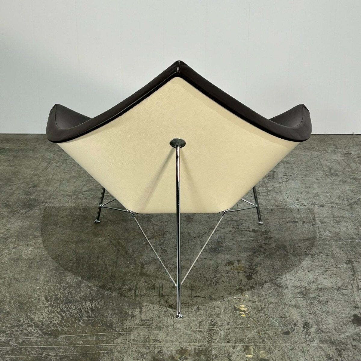 Vitra Coconut Leather Chair By George Nelson photo vintage
