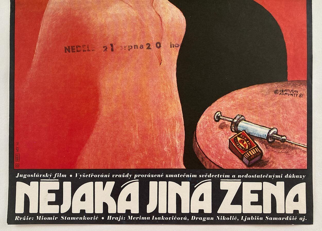 Original Movie Poster, The Other Woman, Vratislav Hlavatý, 1981 photo Art