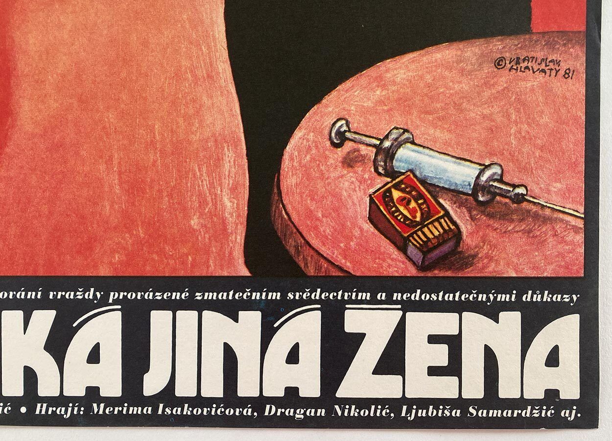 Original Movie Poster, The Other Woman, Vratislav Hlavatý, 1981 photo 51.0