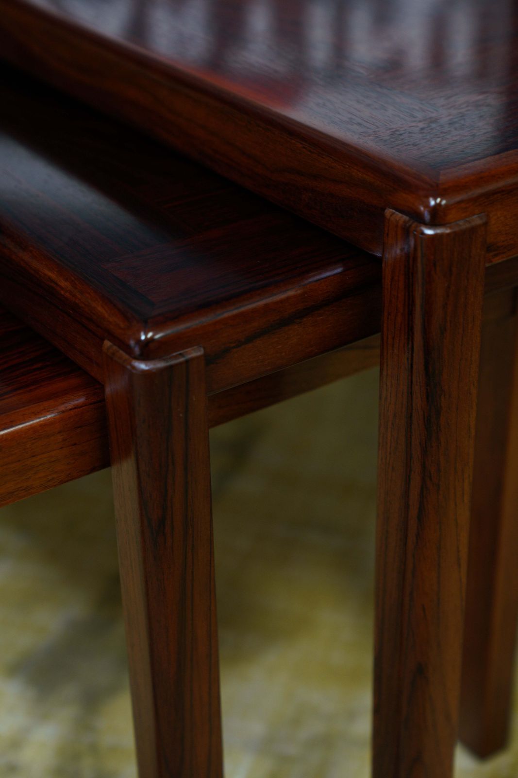 Danish Mid Century Rosewood Nest Of Tables By Vejle Stole Möbelfabrik, Denmark, 1960s – Set Of 3 photo buy