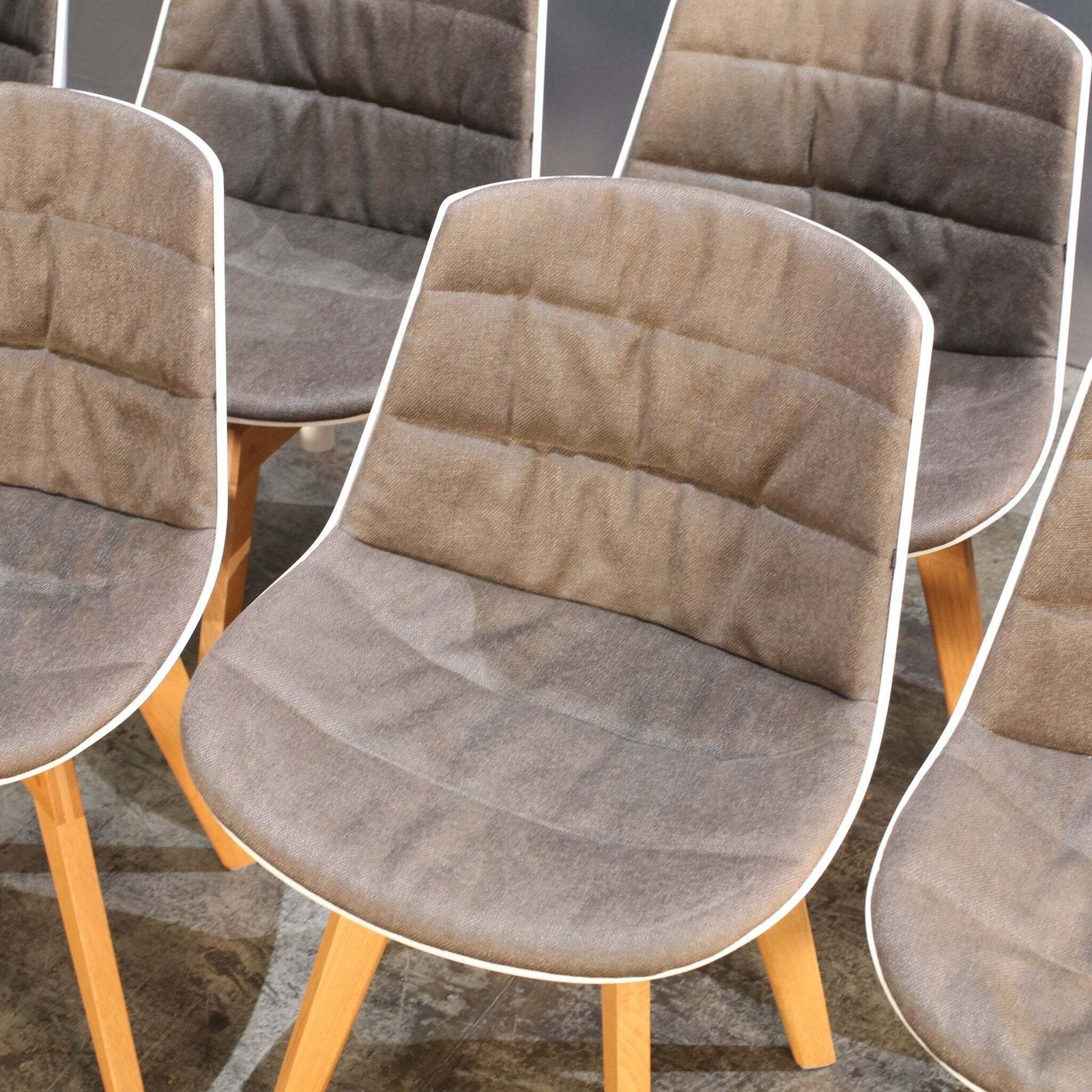 Mdf Italia Flow Chair By Jean Marie Massaud, Set Of Six photo vintage