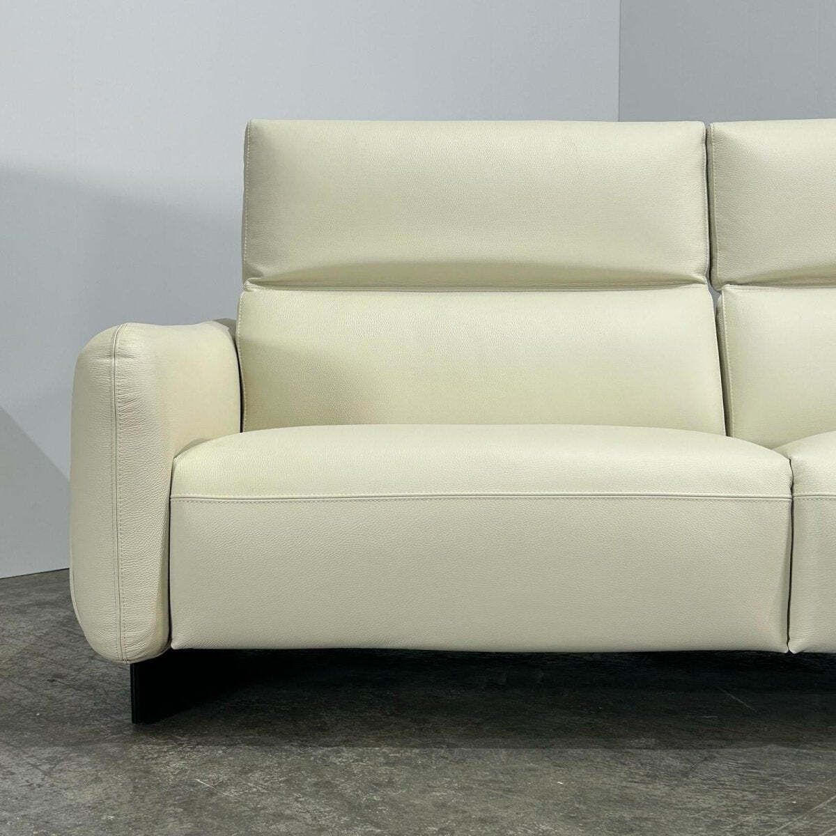 Roche Bobois Opale Leather Sofa By Maurizio Manzoni photo for sale