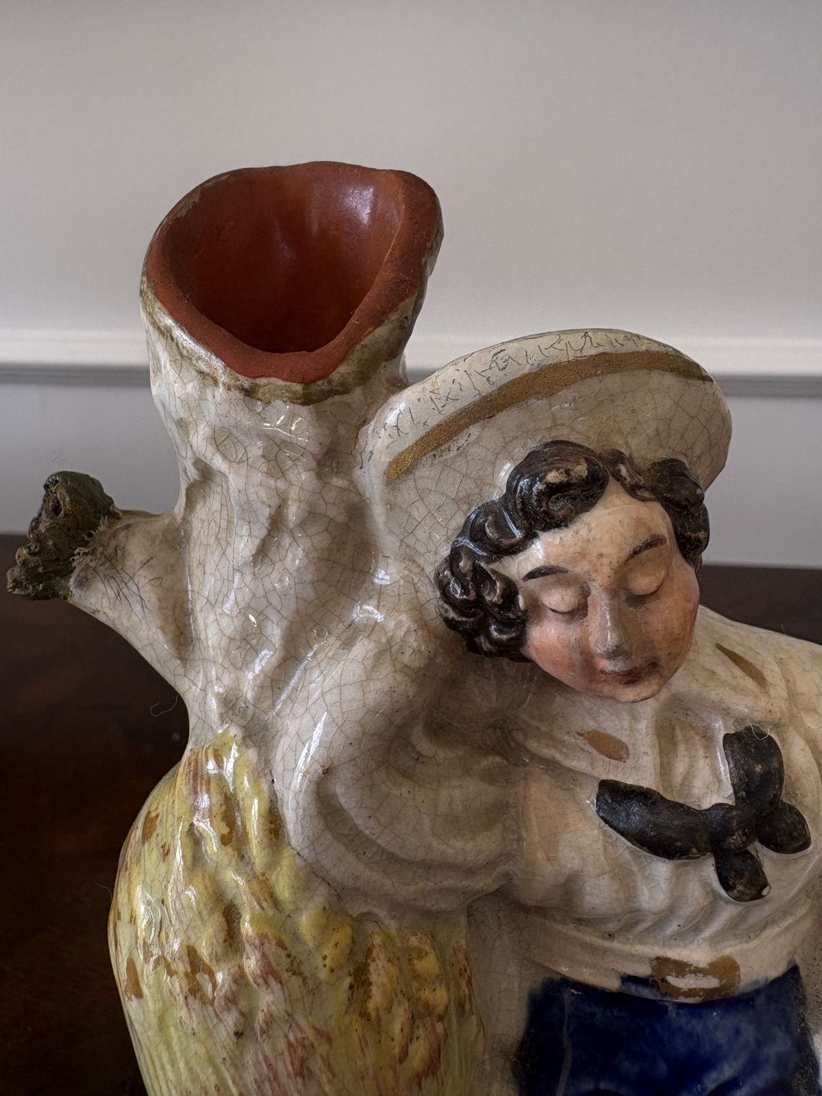 Antique 19th Century Staffordshire Flatback Figure photo Art