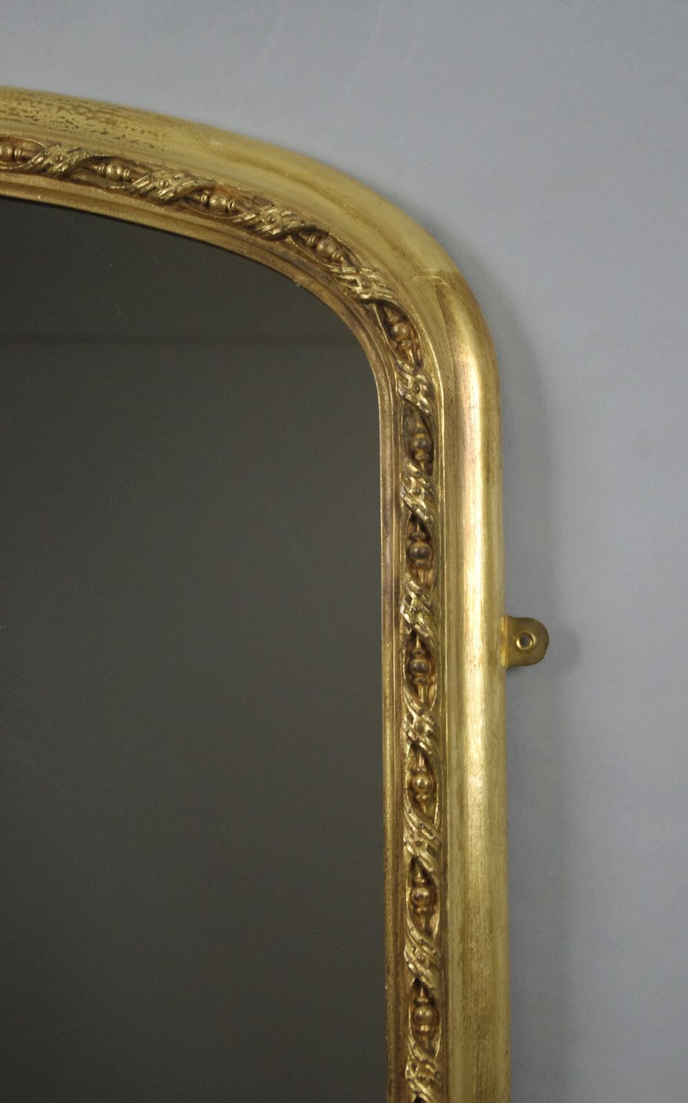 Victorian Gilt Large Arch Top Overmantle Mirror photo Home Decor